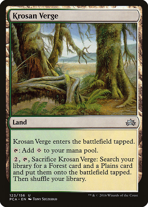 Krosan Verge - Planechase Anthology