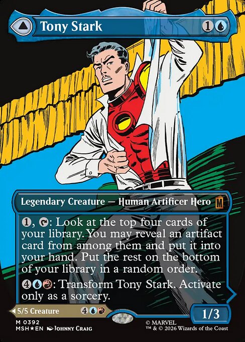 Tony Stark // The Invincible Iron Man - Marvel Super Heroes - Borderless
