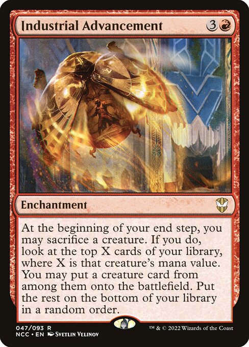 Industrial Advancement - New Capenna Commander