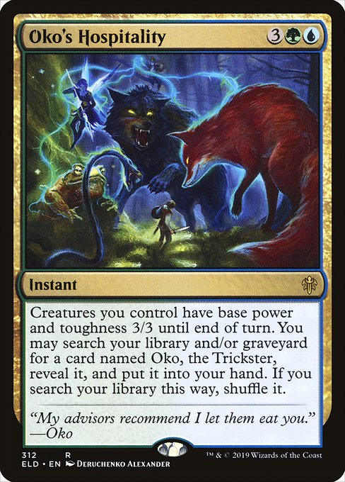 Oko's Hospitality - Throne of Eldraine