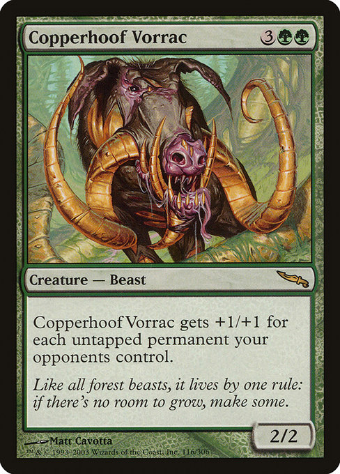 Copperhoof Vorrac - Mirrodin