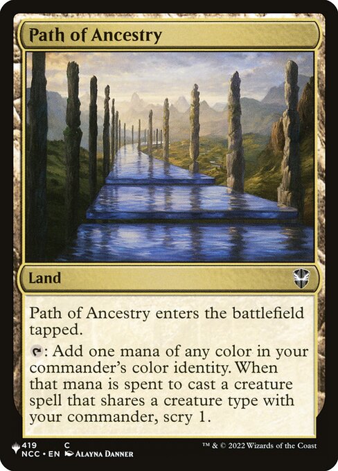 Path of Ancestry - The List