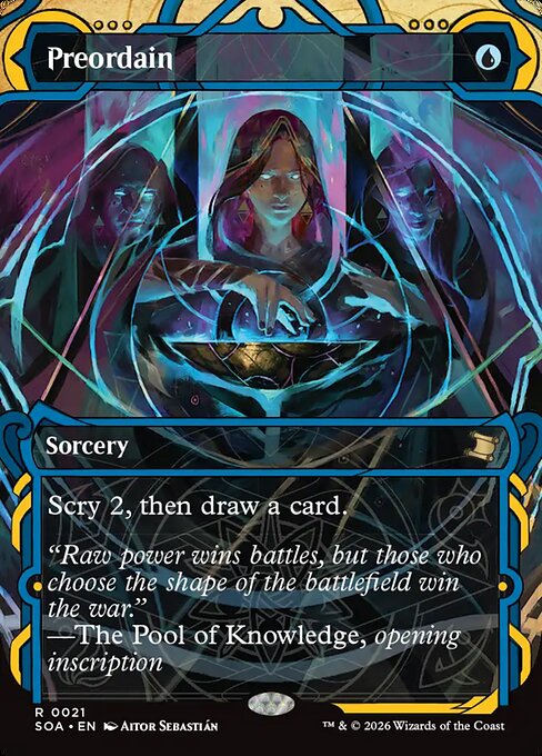 Preordain - Secrets of Strixhaven Mystical Archive - Showcase