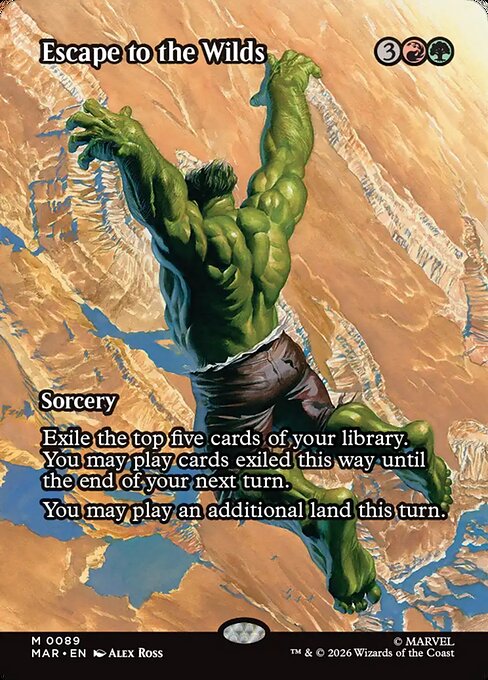 Escape to the Wilds - Marvel Universe - Borderless