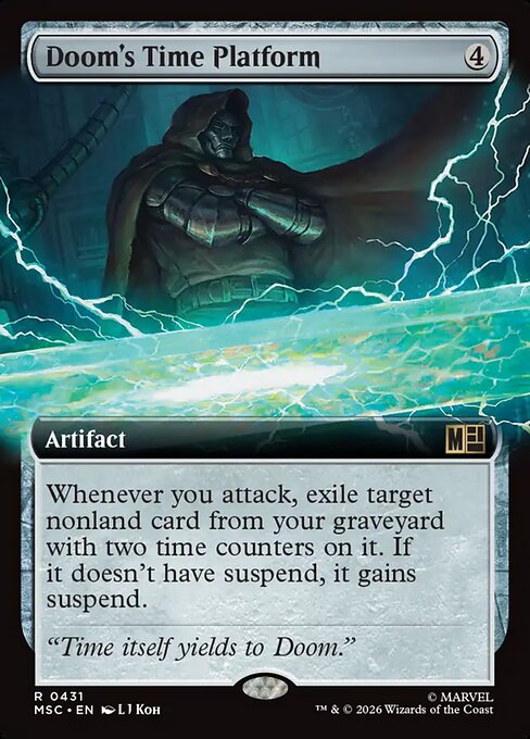 Doom's Time Platform - Marvel Super Heroes Commander - Extended Art