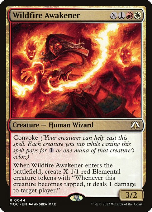 Wildfire Awakener - March of the Machine Commander