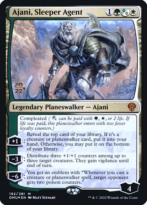 Ajani, Sleeper Agent - Dominaria United Promos - Promo Foil