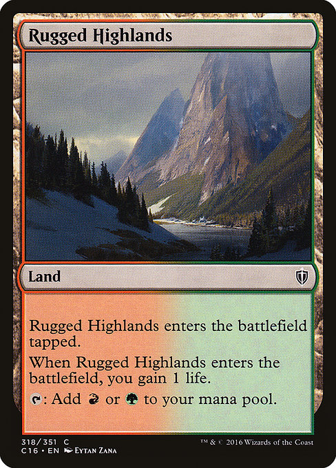 Rugged Highlands - Commander 2016