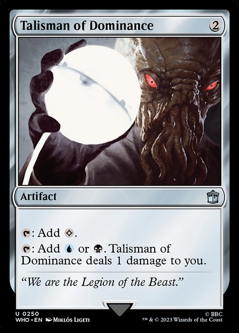 Talisman of Dominance - Doctor Who