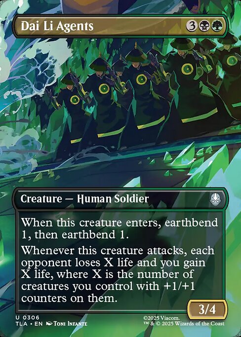 Dai Li Agents - Avatar: The Last Airbender - Borderless