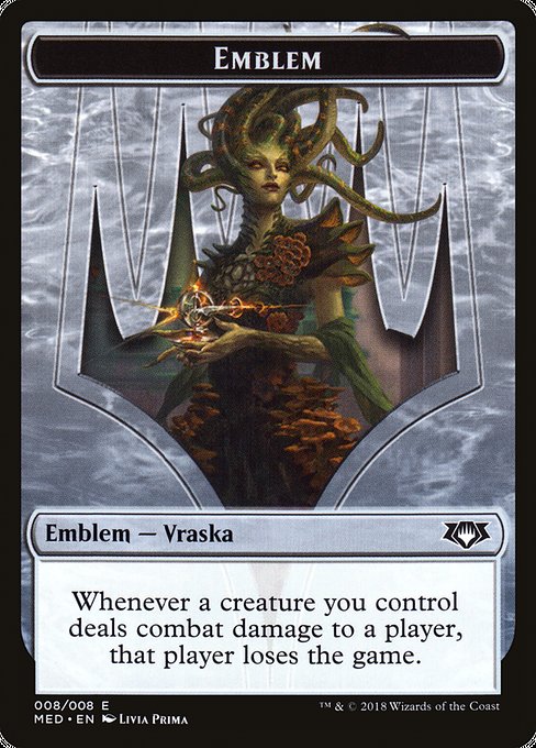 Vraska, Golgari Queen Emblem - Mythic Edition Tokens