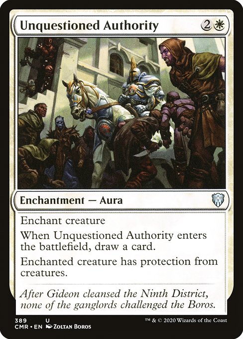 Unquestioned Authority - Commander Legends