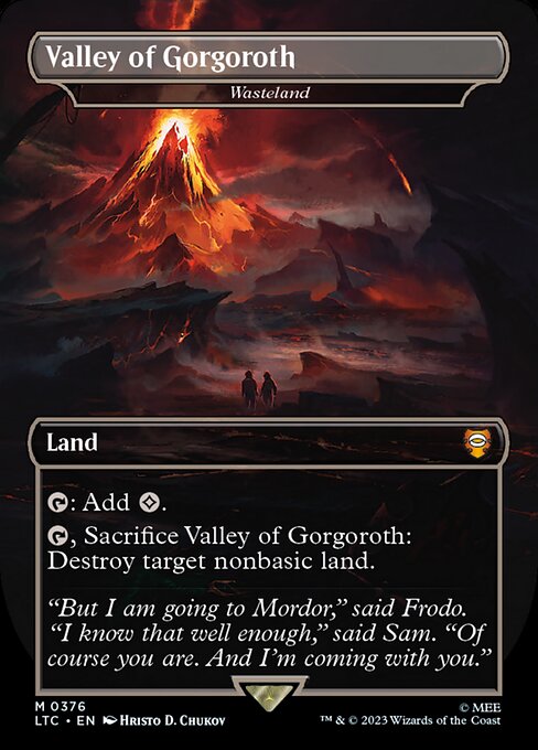 Valley of Gorgoroth (Wasteland) - Tales of Middle-earth Commander