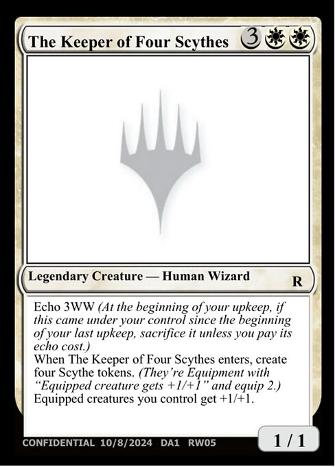 The Keeper of Four Scythes - Unknown Event