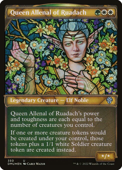 Queen Allenal of Ruadach - Dominaria United - Textured Foil