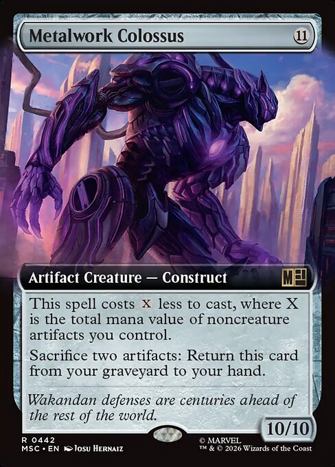 Metalwork Colossus - Marvel Super Heroes Commander - Extended Art