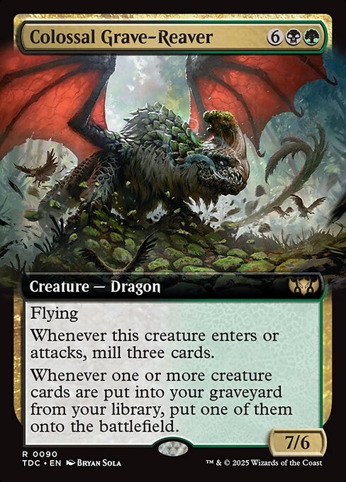 Colossal Grave-Reaver - Tarkir: Dragonstorm Commander - Extended Art