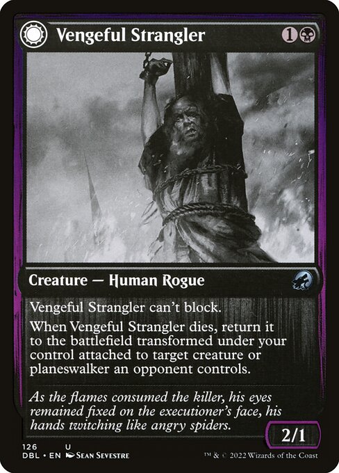 Vengeful Strangler // Strangling Grasp - Innistrad: Double Feature