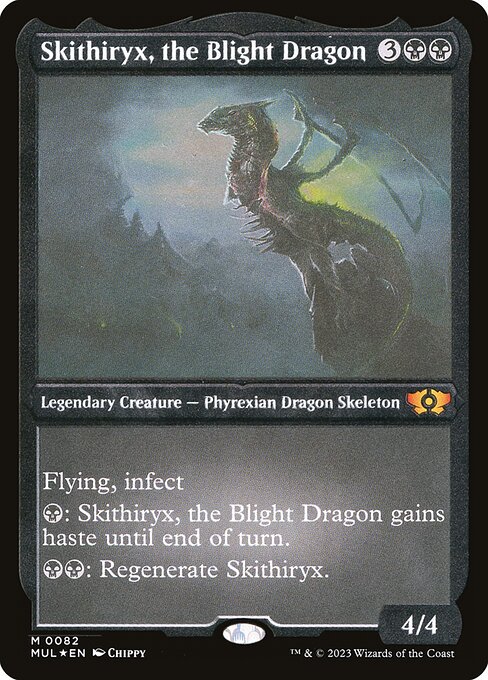 Skithiryx, the Blight Dragon - Multiverse Legends - Etched Foil