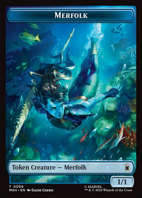 Merfolk - Marvel Super Heroes Tokens