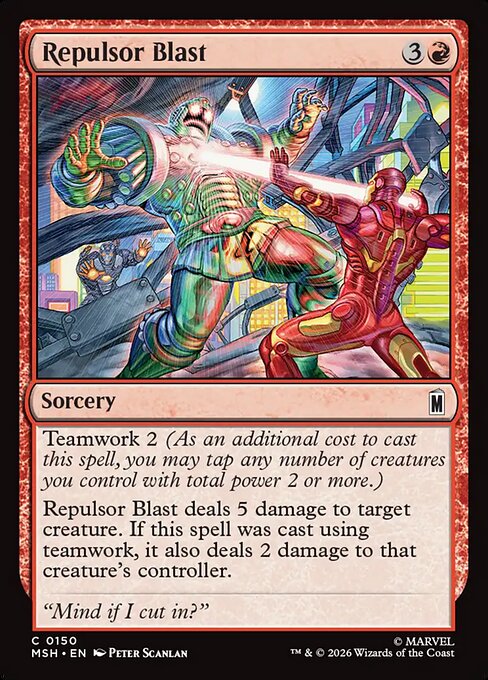 Repulsor Blast - Marvel Super Heroes