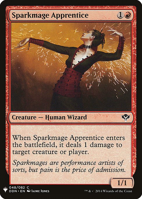 Sparkmage Apprentice - The List