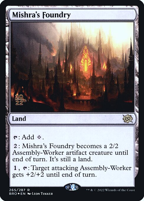 Mishra's Foundry - The Brothers' War Promos