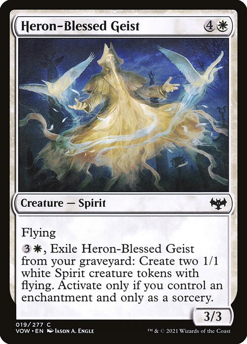 Heron-Blessed Geist - Innistrad: Crimson Vow