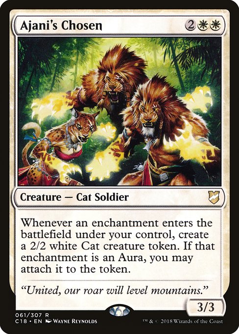 Ajani's Chosen - Commander 2018