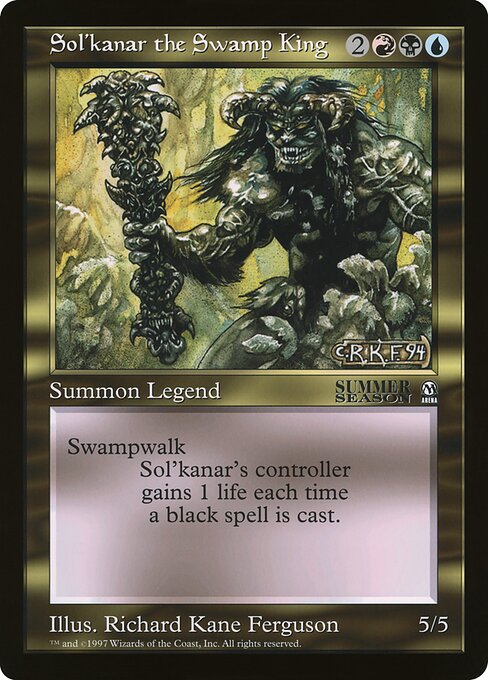 Sol'kanar the Swamp King - Oversized League Prizes
