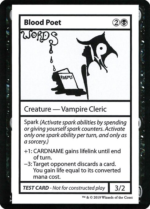 Blood Poet - Mystery Booster Playtest Cards 2021