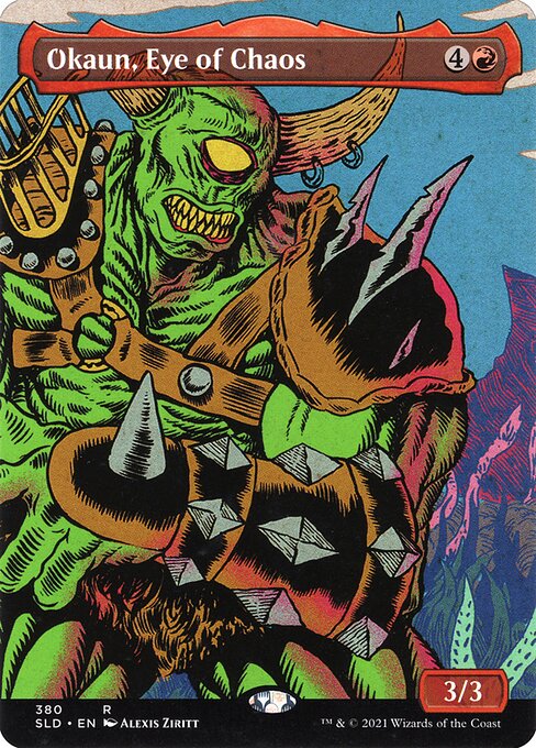 Okaun, Eye of Chaos - Secret Lair Drop - Borderless