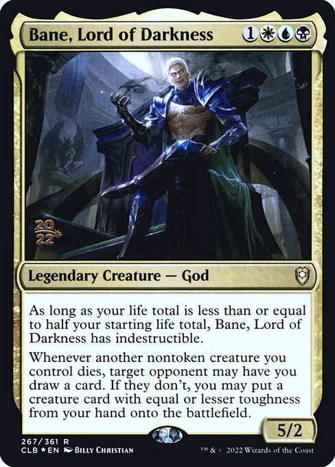 Bane, Lord of Darkness - Battle for Baldur's Gate Promos - Promo Foil