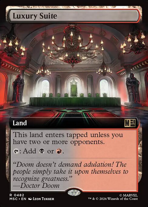 Luxury Suite - Marvel Super Heroes Commander - Extended Art