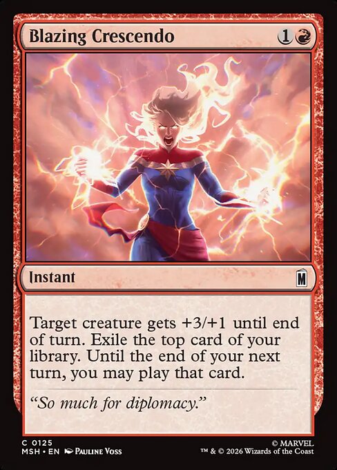 Blazing Crescendo - Marvel Super Heroes