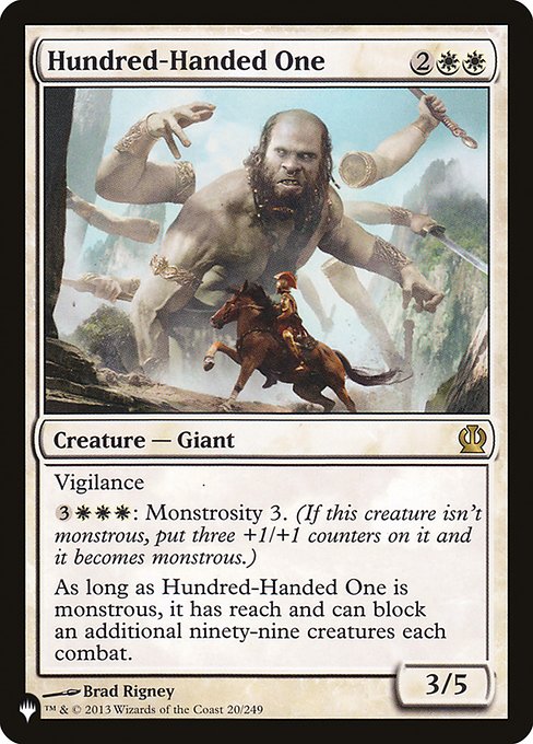 Hundred-Handed One - The List