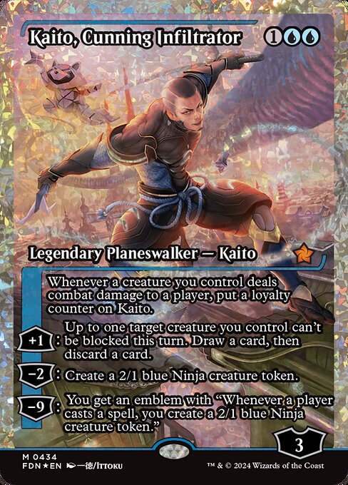 Kaito, Cunning Infiltrator - Foundations - Promo Foil