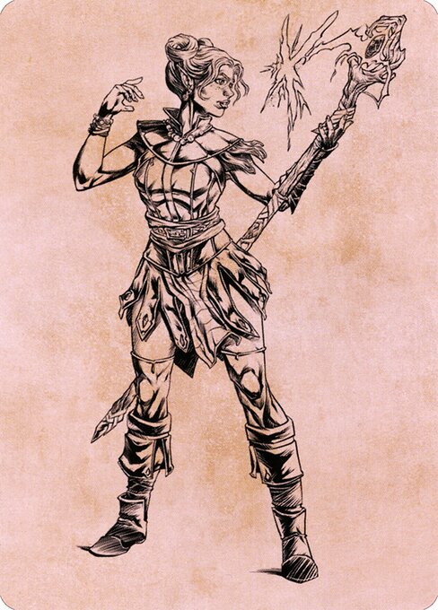Neera, Wild Mage - Battle for Baldur's Gate Art Series - Borderless