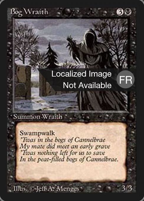 Bog Wraith - Foreign Black Border