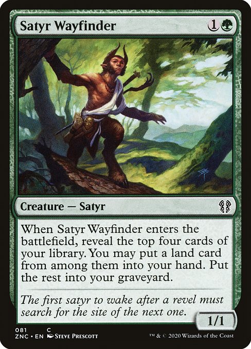 Satyr Wayfinder - Zendikar Rising Commander