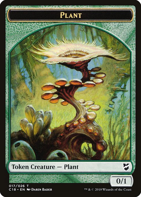 Plant - Commander 2018 Tokens