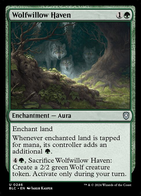 Wolfwillow Haven - Bloomburrow Commander