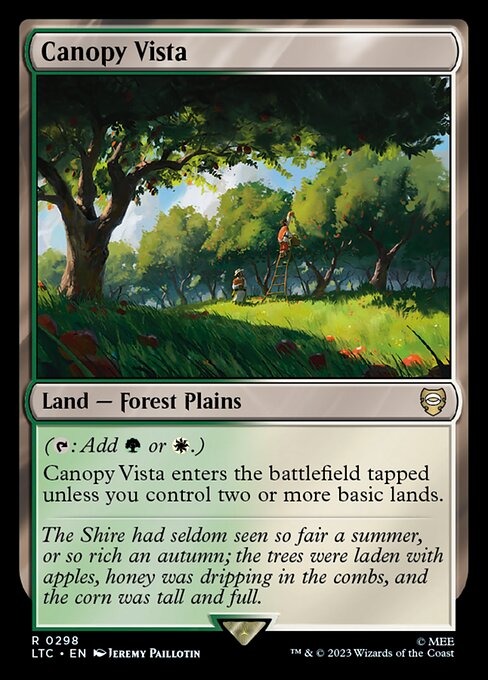 Canopy Vista - Tales of Middle-earth Commander