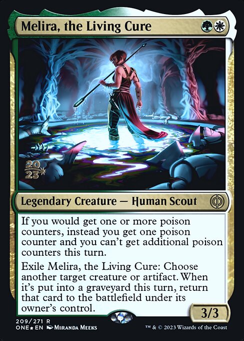 Melira, the Living Cure - Phyrexia: All Will Be One Promos