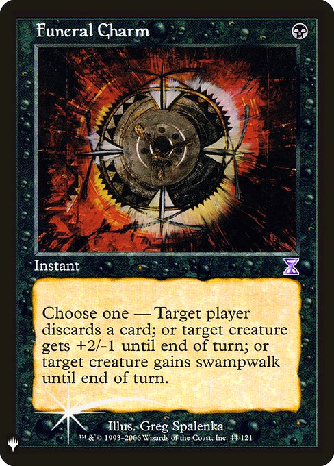 Funeral Charm - The List - Promo Foil