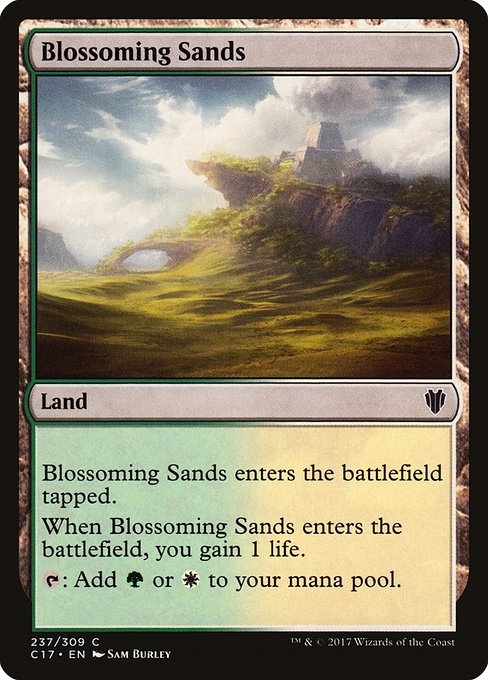 Blossoming Sands - Commander 2017