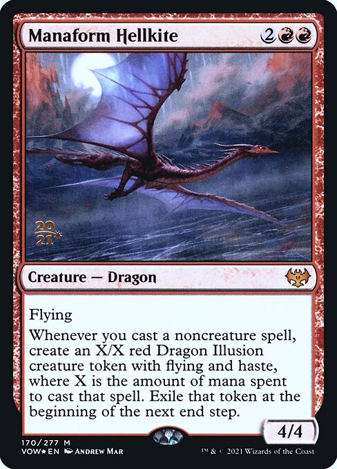 Manaform Hellkite - Innistrad: Crimson Vow Promos - Promo Foil