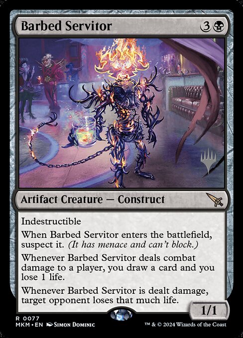 Barbed Servitor - Murders at Karlov Manor Promos