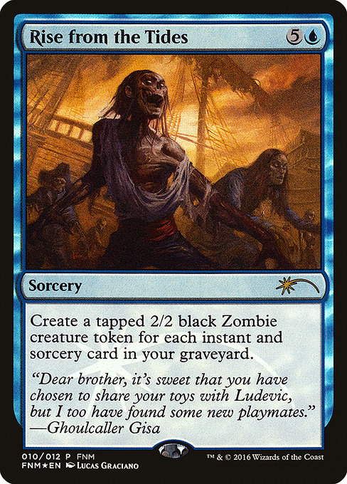 Rise from the Tides - Friday Night Magic 2016 - Promo Foil
