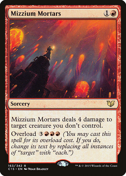 Mizzium Mortars - Commander 2015